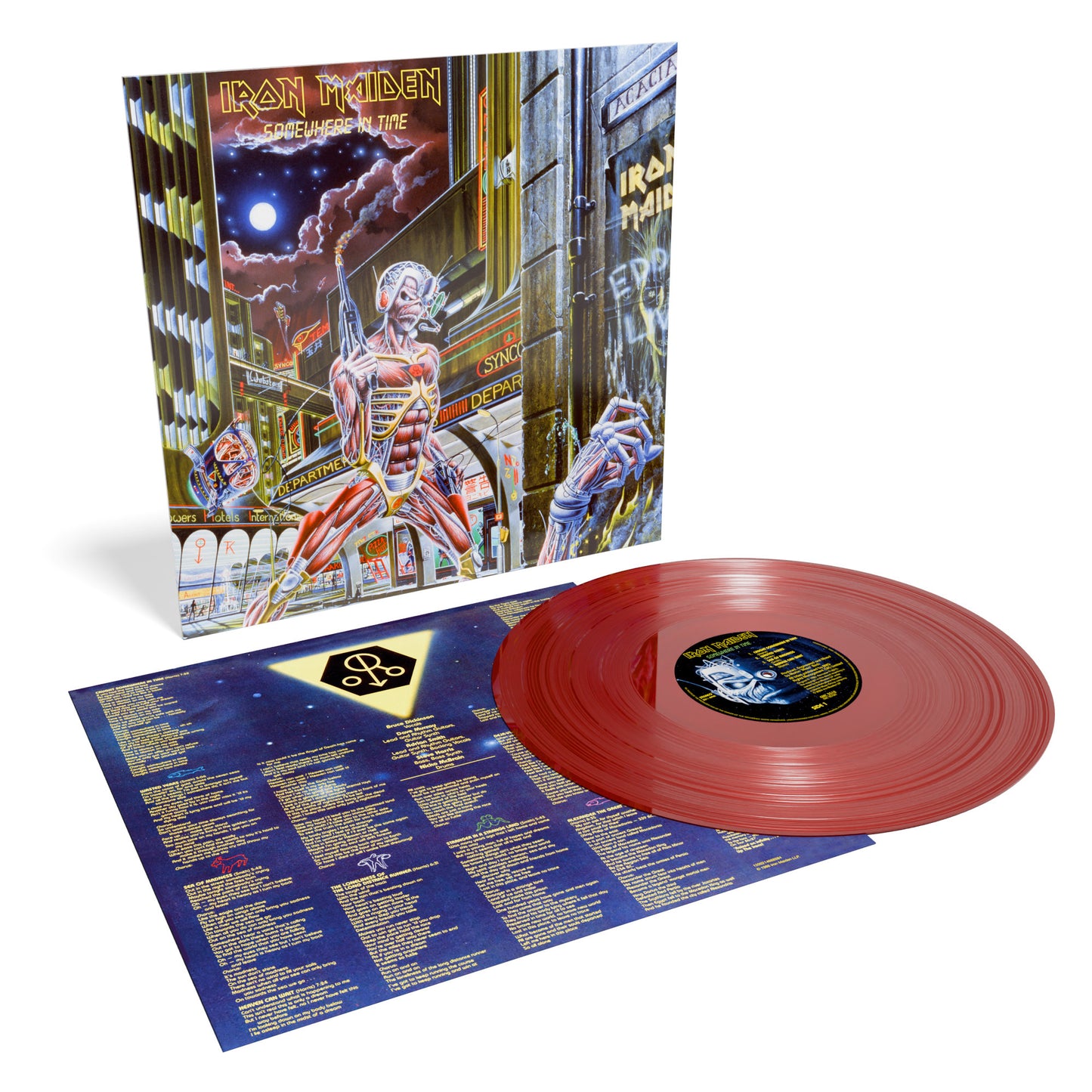 Iron Maiden - Somewhere in Time (40th Anniversary Limited Edition Oxblood Colour Vinyl)